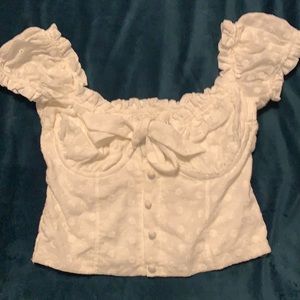 Princess Polly Eloise White Top.